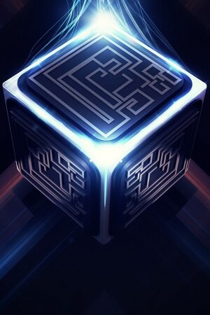 Abstract Cubes Mobile Wallpaper