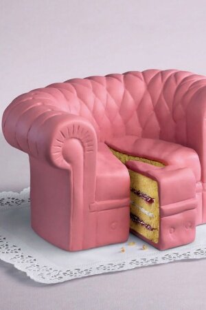 Cakes Couch Dessert Mobile Wallpaper