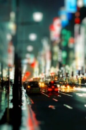 cityscapes night long exposure Mobile Wallpaper