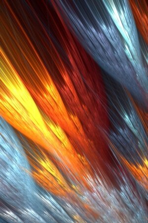 Abstract Fire Fractals Mobile Wallpaper