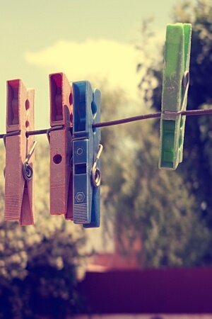 Clothes Lines Mobile Wallpaper