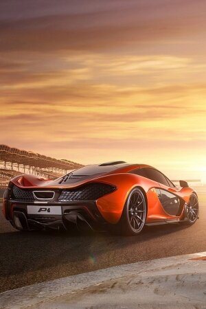 2014 McLaren P1 RaceTrack Mobile Wallpaper