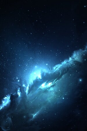 Atlantis Nebula Mobile Wallpaper