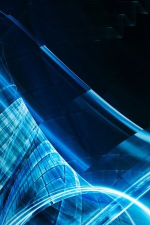 Blue Abstract Mobile Wallpaper