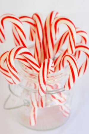 Candy Canes Mobile Wallpaper