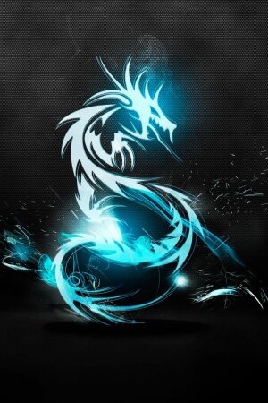 Dragon Symbol Mobile Wallpaper