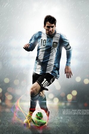 Leo Messi 10 Mobile Wallpaper