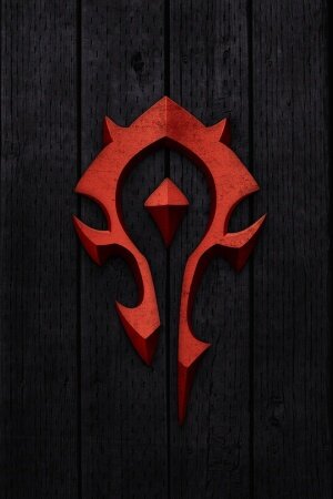 World of Warcraft – Horde Sign Mobile Wallpaper