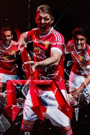 Manchester United new T-shirt Adidas Mobile Wallpaper