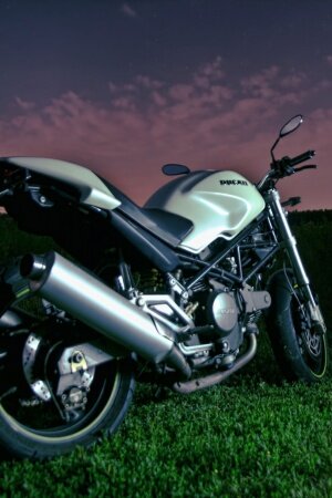 Evening Bike Motorbike Motorcycle Mobile Wallpaper
